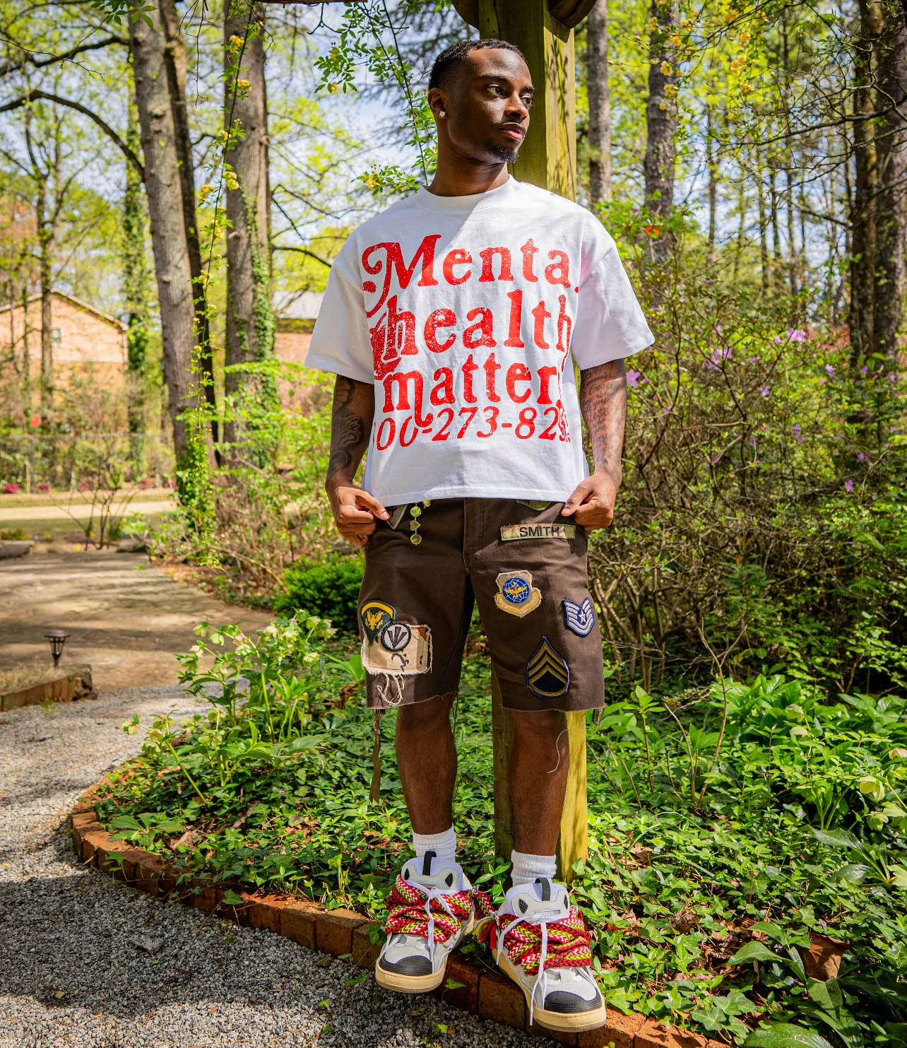 Mental Health Matters Tee - Red - Image 4
